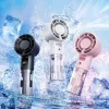 Simple three-color portable mini spray electric fan for outdoor use Specification image